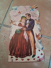  Large Vintage  Valentine - Made in USA - Sweetheart  Mid Century  picture