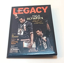 Vintage Black History Pinback - The 1968 Olympics American Legacy - 3