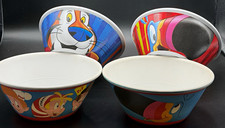 Kellogg's Cereal Character Plastic Bowls Set of 4 Multicolor Tony Toucan  picture