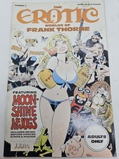 Vintage 1990 THE EROTIC WORLDS OF FRANK THORNE #3 Comic Book Dec 1990 Eros Comix picture