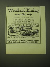 1948 Leighton's On the Parkway Restaurant Ad - Woodland Dining near the city picture