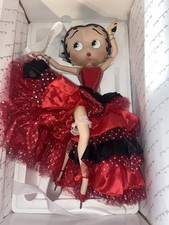 FLAMENCO BETTY BOOP 16’ Porcelain Doll  w Stand Danbury Mint 2006 NIB RARE picture