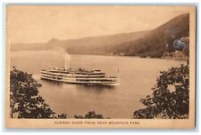 1923 Hudson River Bear Mountain Park Steamer New York Vintage Antique Postcard picture