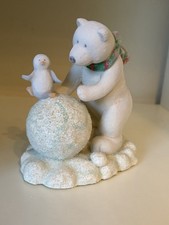 Russ Berrie & Co. Snowy Days TM Polar Bear Ceramic Figurine 21331 picture