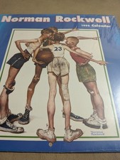 Norman Rockwell 1998 Calendar Sealed Unopened Vintage Artwork Rare Collectors.  picture