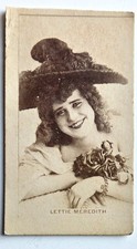 Lettie Meredith N245 [WTI-1369] Kinney Actresess, 1888 Sweet Caporal NRMT picture