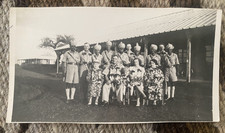 WWII British Indian Army Commanding Officer Family Photo Garlands Raj Bungalow picture
