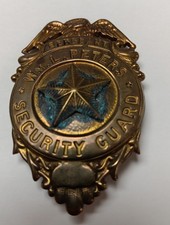 Obsolete Sergeant Security Services Officer Guard Badge Size 3
