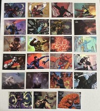 2023 2024 UD Marvel Flair POWER BLAST Set Lot Of 23  Different W SPs picture