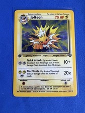 1999 Pokemon Jungle Jolteon 4/64 Holo Rare 1st Edition NM WOTC Vintage picture