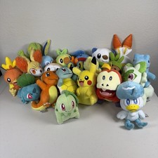 Pokemon Plush Lot 21 Starter Pokemon Center Paldea Trio Takara Tomy Jazwares picture