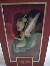  Lenox Disney Tinker Bell Sitting Pretty Ornament 2022 Retired Rare NIB New picture