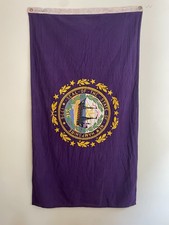 Vintage Valley Forge NEW HAMPSHIRE State Flag 3x5 100% Cotton Spring City PA picture