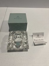 PartyLite Crystal Votive Candle Holder Quad Prism P0129 Retired NIB picture