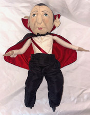 Joe Spencer Gathered Traditions Dracula Doll Vampire Shelf Sitter Halloween Rare picture