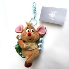 Tokyo Disney Store Gus Plush Toy Keychain Blue Pearl Cinderella Friends jp Rare picture