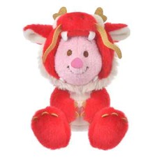 Disney Store 2024 New year Winnie the pooh piglet small plush 6inches disneyland picture