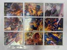 1994 Fleer Ultra X-Men TEAM PORTRAIT Complete 9 Card Insert Set 1-9 picture