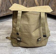 Vintage 1954 Canvas Equipment Bag Bagcraft Contractor Military Korean War Era picture