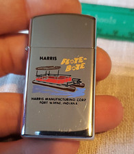 Zippo Harris Flote-Bote Advertising Lighter Harris Manufacturing Corp Fort Wayne picture