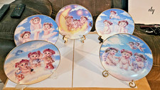 Vintage Dreamsicles Cherub Angel Plates Hamilton Collection Kristin Haynes Qty.5 picture