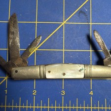 Antique Germania Space Work Six Blade Pearl 1920 Knife picture