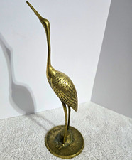 Brass Seiden Crane Figurine picture