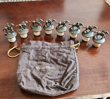Blanton's Bourbon COMPLETE SET Bottle Stoppers, bottle bag, B L A N T O N: S picture