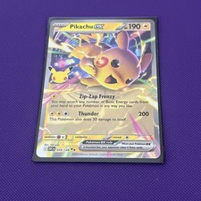 Pokemon TCG 30th Celebration Pikachu EX 054/128 Near Mint Condition English picture