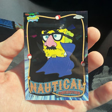 2025 Topps Chrome SpongeBob 25 Nautical Nonsense NN-7 Ugly Barnacle /10 picture