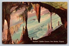 Skyland Endless Caverns Virginia 1940 Linen Postcard New Market Cave View picture