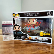 ⭐SALE⭐ SUPERNATURAL FUNKO RIDE: Jared Padalecki signed BABY w/SAM CHASE 46 - JSA picture