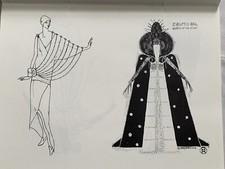 Ziegfeld Ball 1977 Program Artist Designer Costume Sketches Design Donna Karan picture