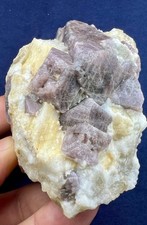 332g Rare Natural Purple Spinel Crystals on Matrix - Bench Specimen - Afghanista picture