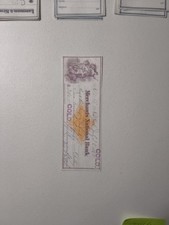 Antique 1878 check from Merchants National Bank New York, issued Lanman & Kemp picture