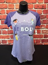 Disney Parks 2023 Princess runDisney 1/2 marathon purple t-shirt SZ XS NWT picture