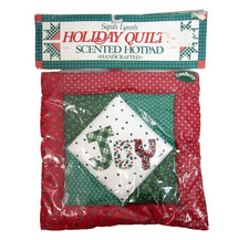 Sarah Lynn VTG 90s Quilted Scented CHRISTMAS Hot Pad 