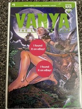 VANYA THE LOST WARRIOR #1 JC FABUL COVER A BAD BUG MEDIA KICKSTARTER 2022 NM picture