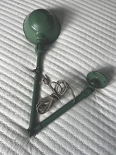 Vintage 33 inch Ajusco Industrial Articulating Work Bench Shop Light Works Green picture