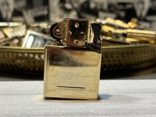 ZIPPO LIGHTER   NEW   BRASS FINISH INSERT ONLY  NO /CASE picture