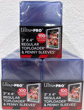 300 Ultra PRO 3 x 4 Clear Regular Toploaders for Cards with Card Sleeves Bundle picture