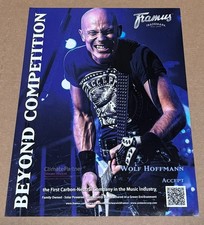 Wolf Hoffmann of ACCEPT - FRAMUS GUITARS - 2013 Print Advertisement picture