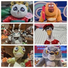 6pcs/set Kung Fu Panda Plush Doll Universal Studios Stuffed Animal Collectible picture
