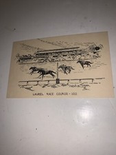 Laurel race course 1911 postcard picture