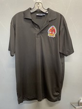 USMC 2nd Light Armored Reconnaissance Battalion 2d LAR Black Polo Size Medium  picture