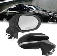Passenger Side View Mirror Compatible with Toyota Camry 2018-2024 7-Pins Manual picture
