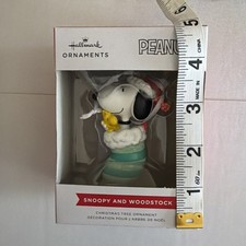 Hallmark Peanuts Snoopy and Woodstock Christmas Ornament NEW picture