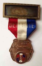 1980 International Machinist Aerospace 30th Convention Ohio Delegate Medal Vtg . picture