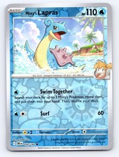 Misty's Lapras 050/182 Common Destined Rivals Pokemon Reverse Holo LP picture