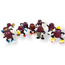 THE CALIFORNIA RAISINS 1987 Set Of 10 Unique Figures picture